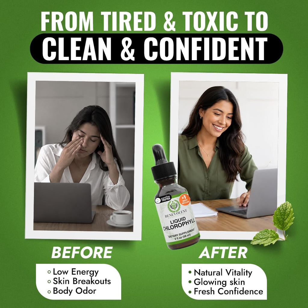 Benevolent Nourishment Chlorophyll Liquid Drops Peppermint - 2 Fl Oz - image 5