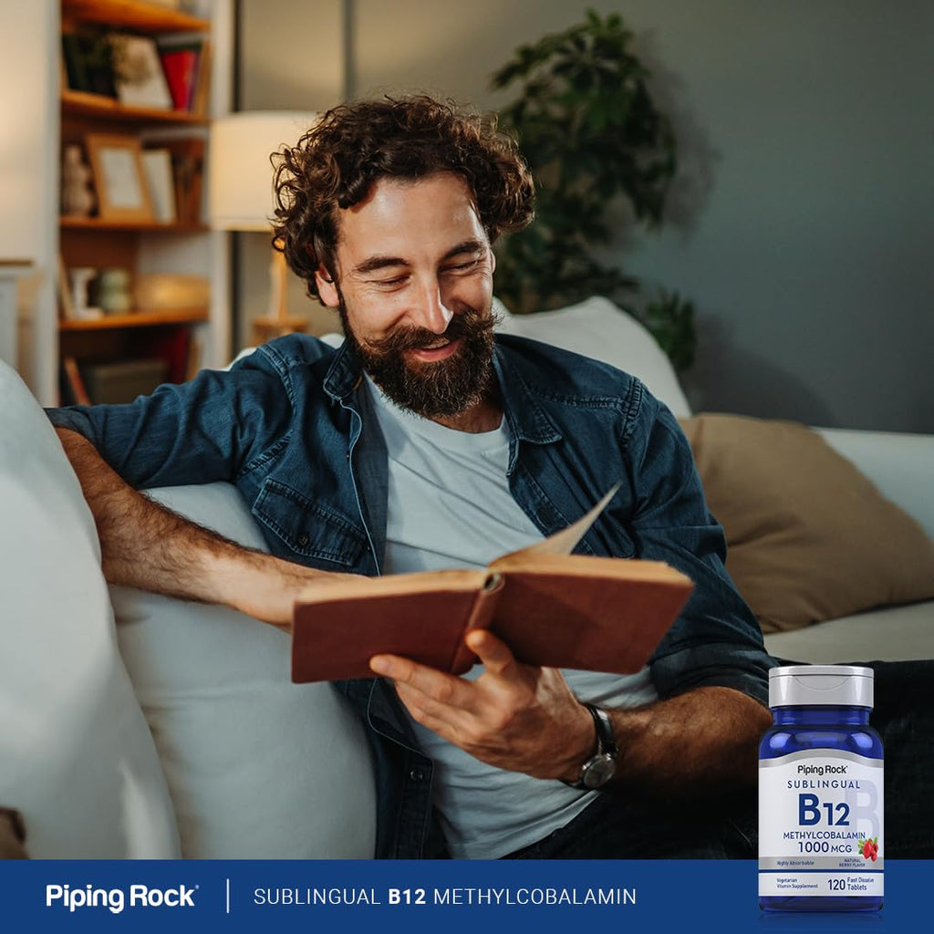 Piping Rock Vitamin B12 1000 mcg Sublingual - 120 Tablets - image 6