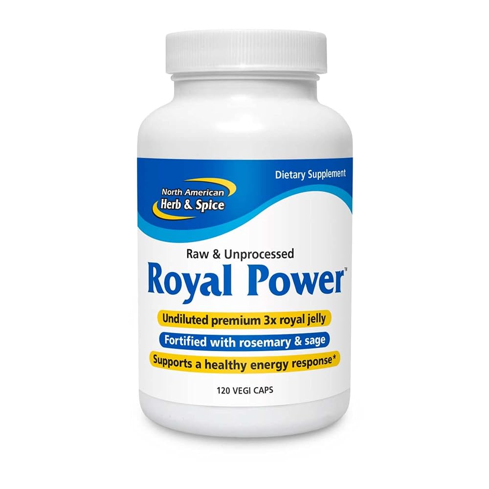 NORTH AMERICAN HERB & SPICE Royal Power Royal Jelly - 120 Capsules