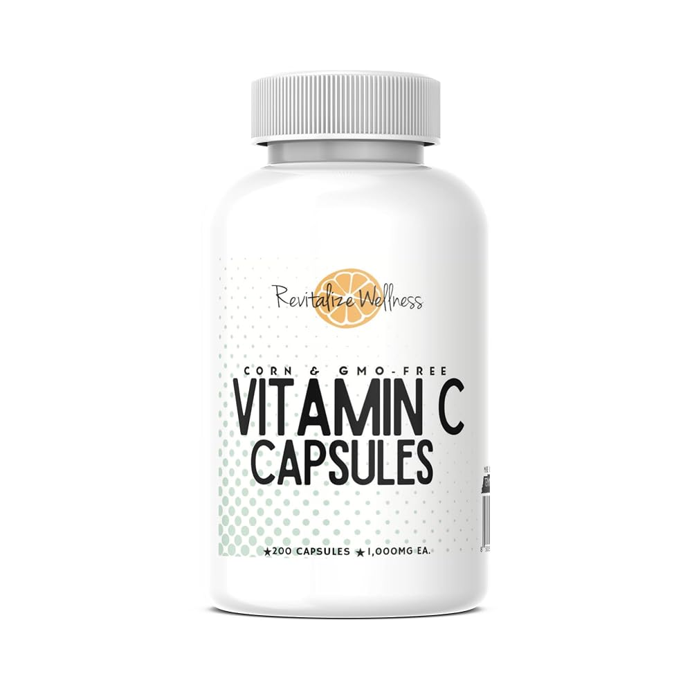 Revitalize Wellness Vitamin C 1000mg - 200 Capsules