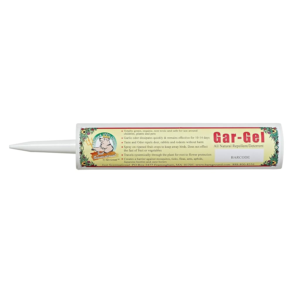 Bare Ground Solutions Garlic Barrier Repellent Gel - 10-inch Tube