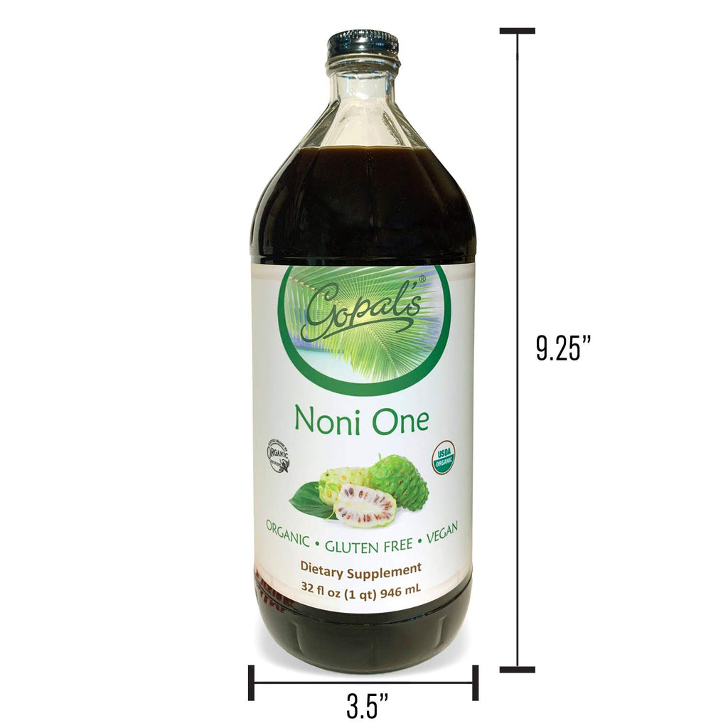Gopal's Noni One 100% Pure Organic Noni Juice - 32 Fl Oz - image 4