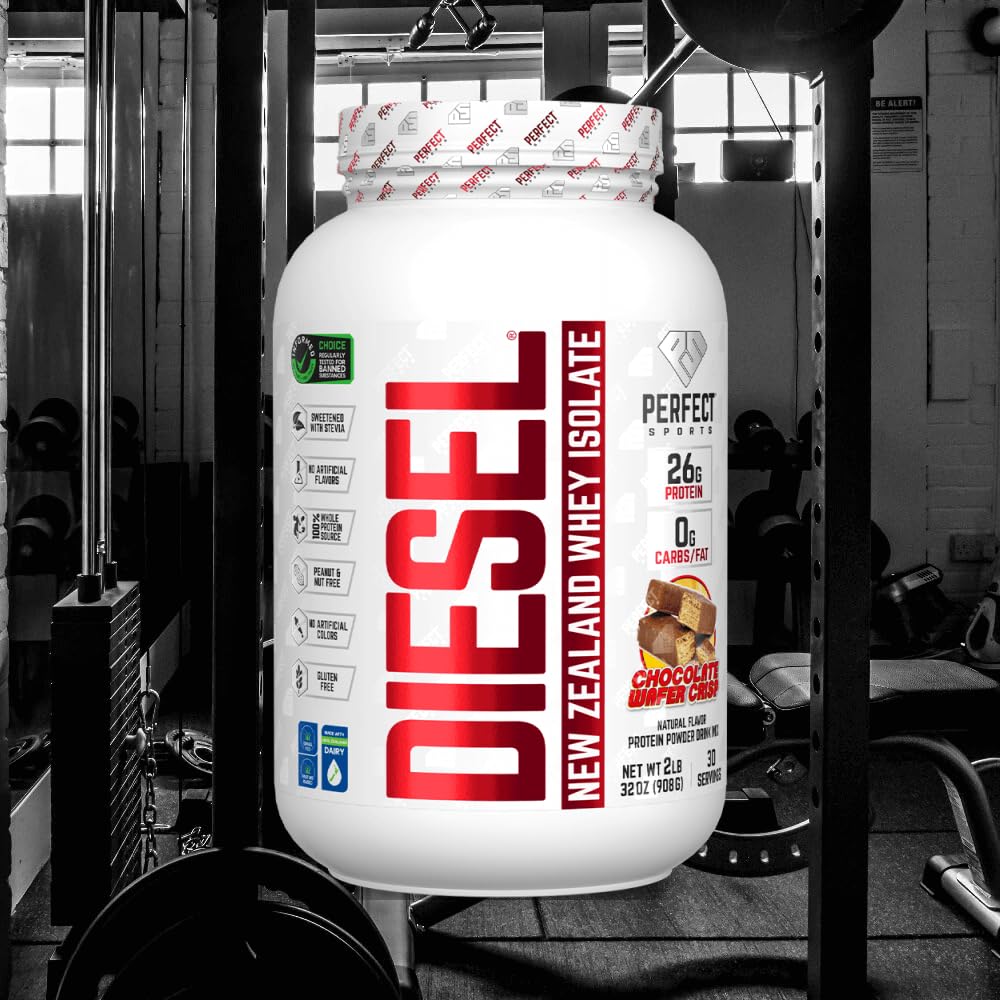 PERFECT SPORTS Diesel Whey Protein Isolate Chocolate - 2 lb - image 2