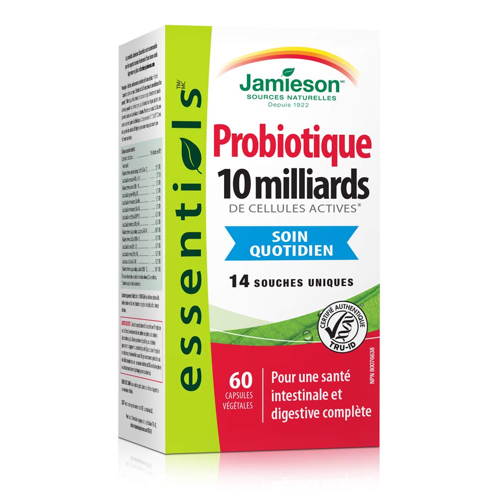 Jamieson 10 Billion Probiotic - 60 Vegetarian Capsules - image 2