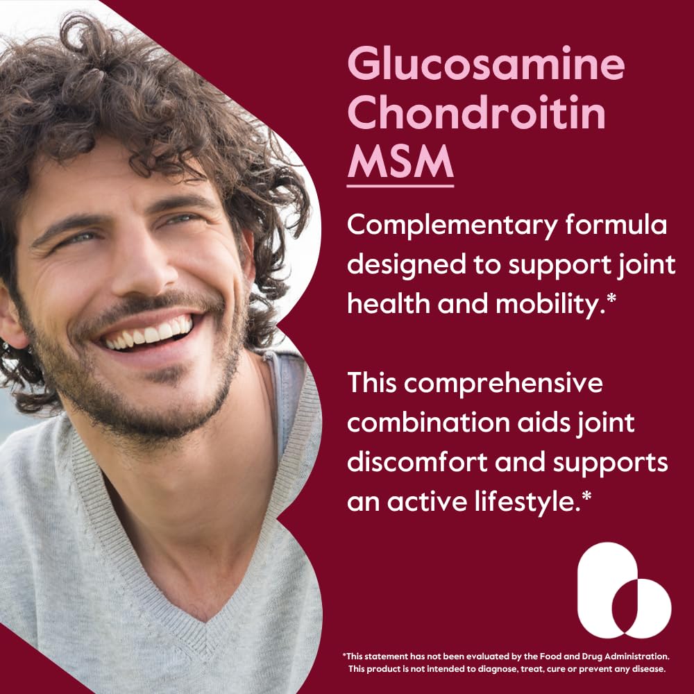 BESTVITE Glucosamine Chondroitin MSM 500/400/100 - 240 Capsules - image 2