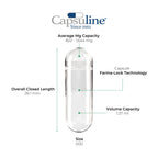 Capsuline Size 000 Gelatin Empty Capsules - 10000 Count - image 2