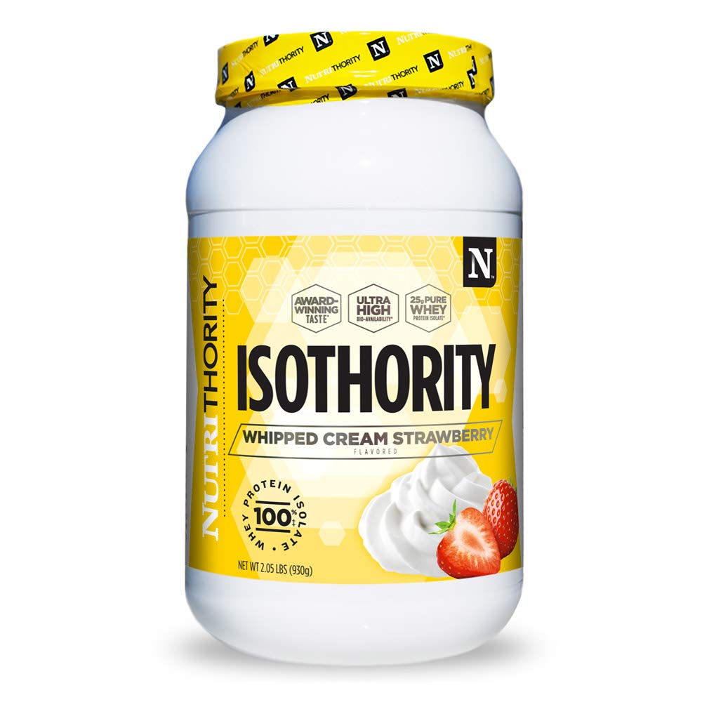 Nutrithority - Isothority Isolated Whey Protein Powder (25 Servings)