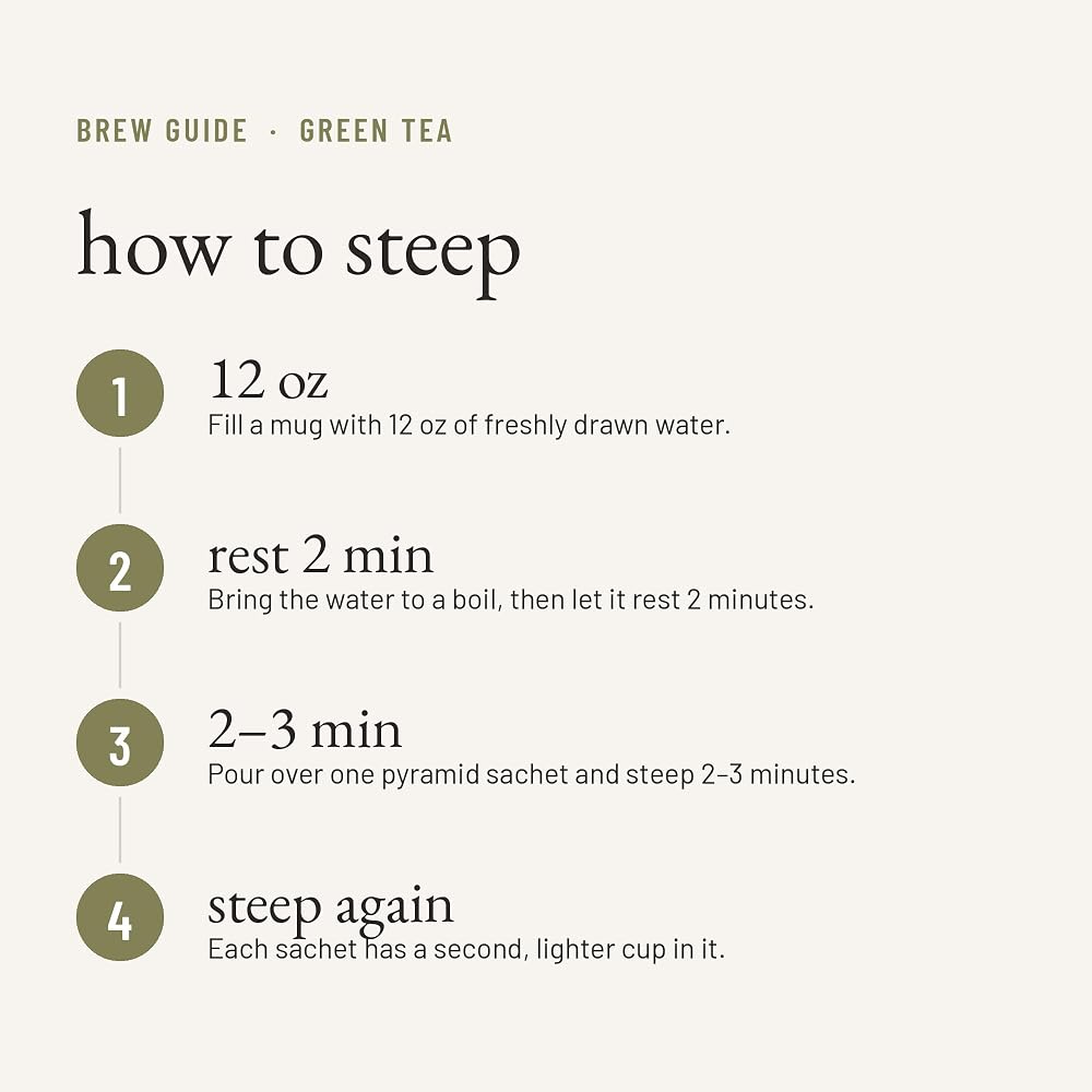 Paromi Organic Jasmine Green Tea - 15 Sachets - image 5