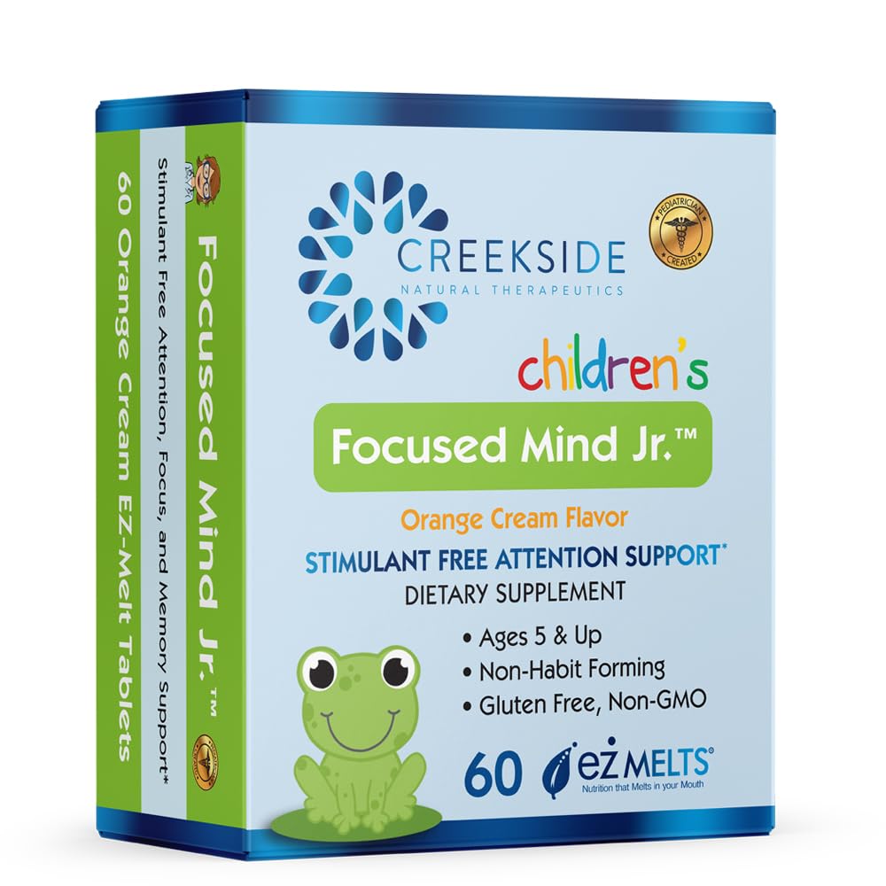 Creekside Natural Therapeutics Focused Mind Jr. Cognitive Support - 60 Tablets