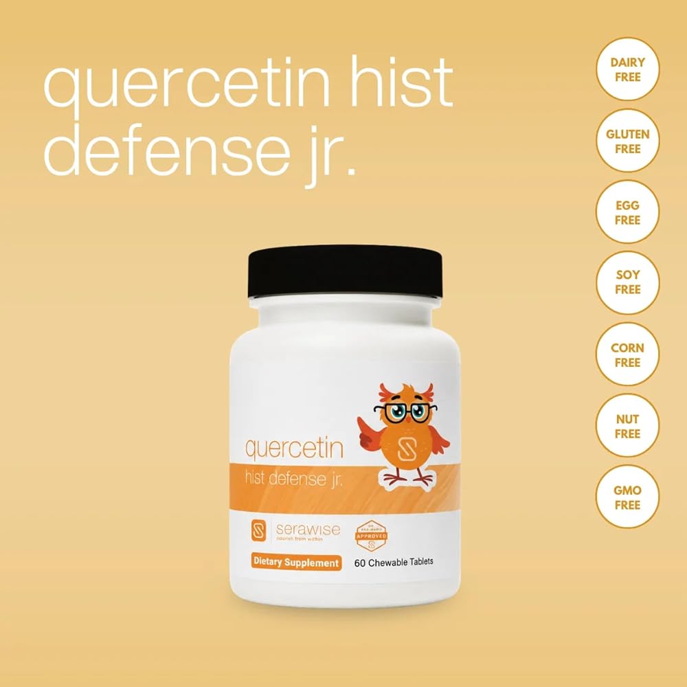 Serawise Quercetin Hist Defense Jr. Chewable - 60 Tablets - image 4