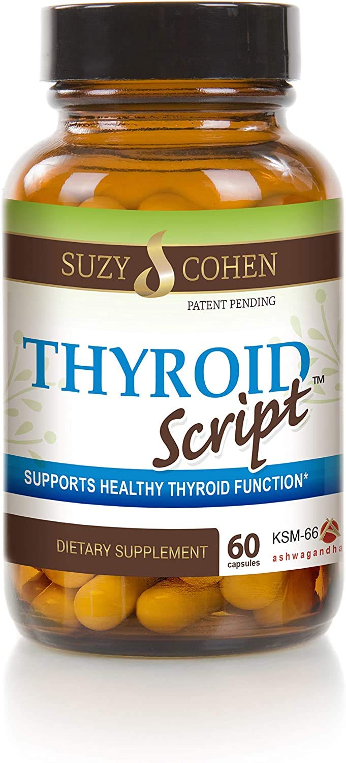 Script Essentials Thyroid Script with KSM-66 Ashwagandha - 60 Capsules