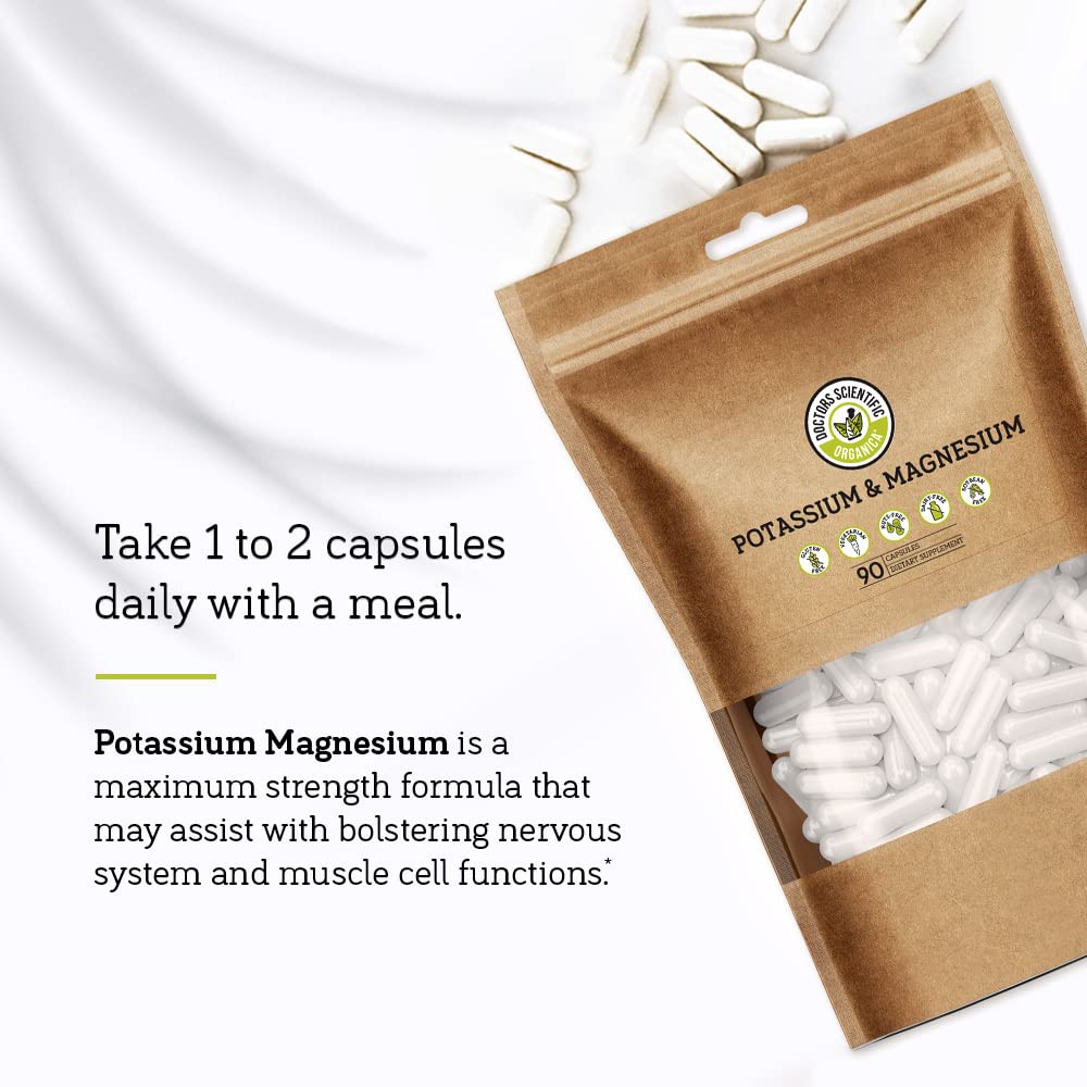 Doctors Scientific Potassium Magnesium Supplement - 90 Capsules - image 3