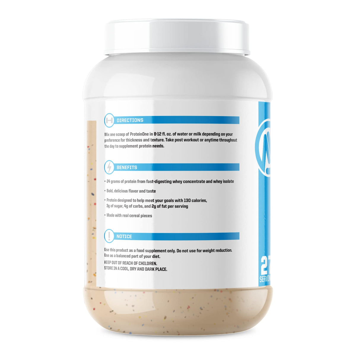 NutraOne ProteinOne Whey Protein Powder