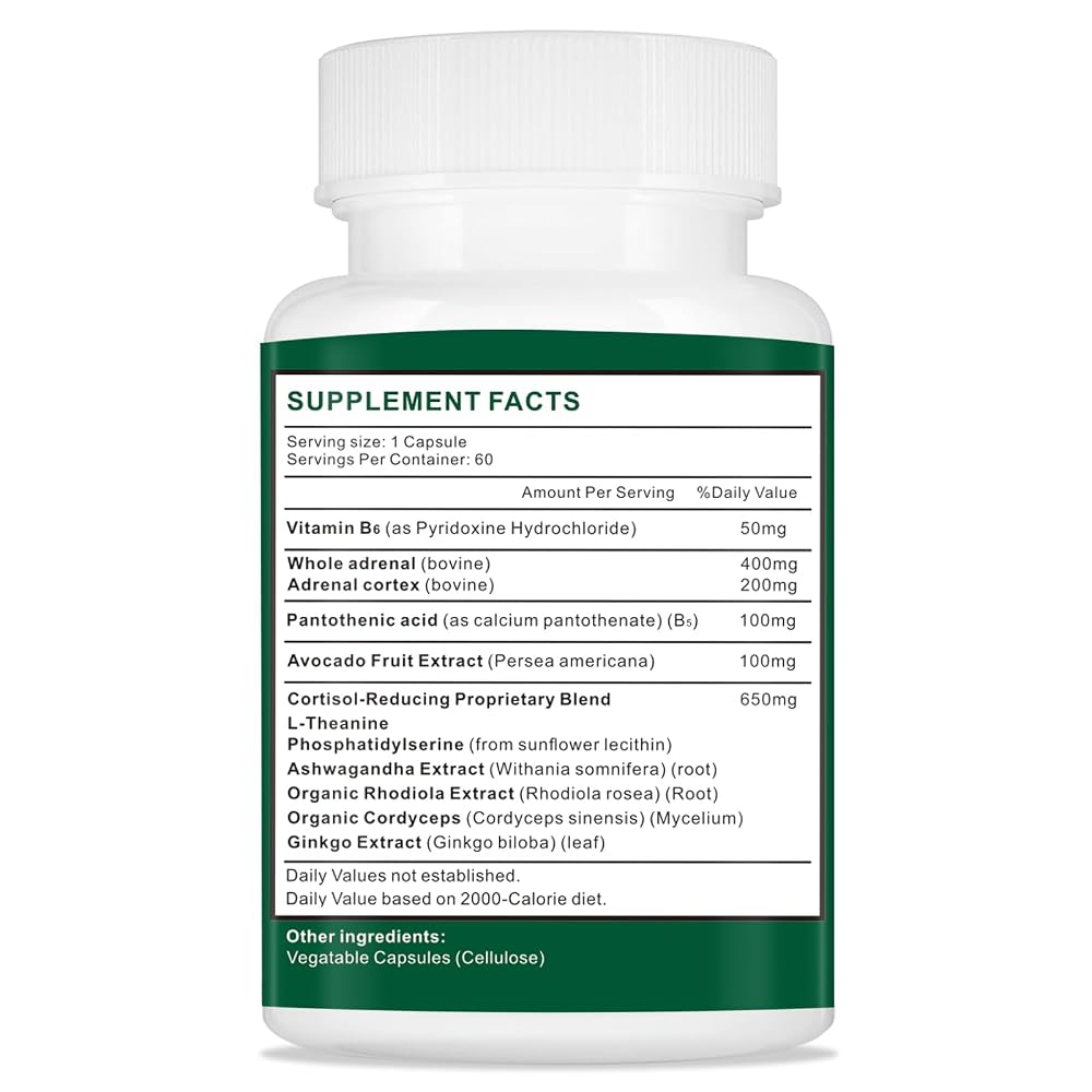Spliferkou 11-in-1 Adrenal Support Supplement - 60 Capsules - image 5