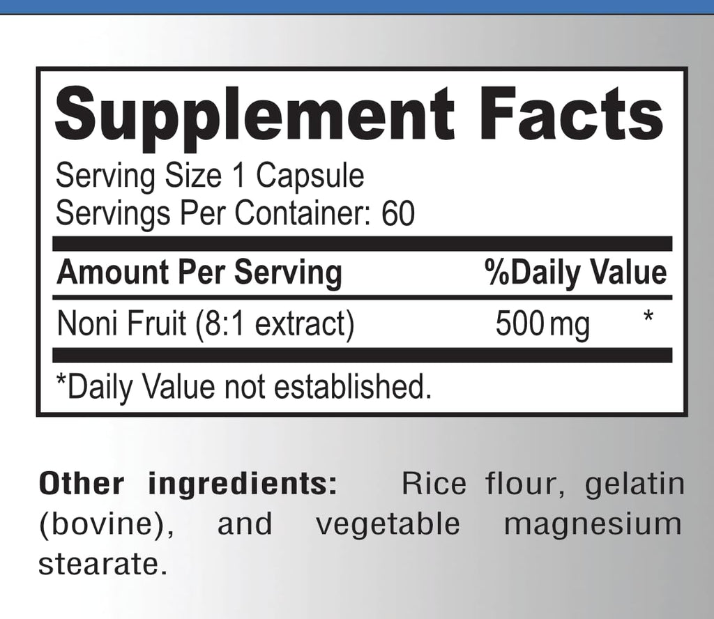 YUMMYVITE Noni Fruit Extract Immune Support - 60 Capsules - image 7