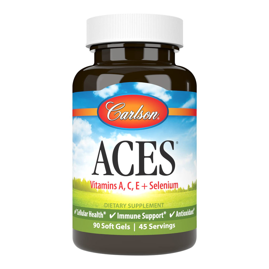 Carlson ACES Vitamins A, C, E + Selenium - 90 Softgels