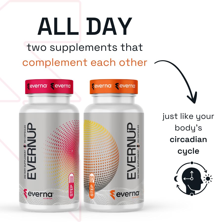 EVERNA EVERNUP Energy and Focus Supplement - 120 Capsules - image 2