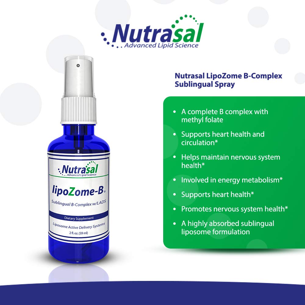 Nutrasal LipoZome B-Complex Sublingual Spray - 2 Fl Oz - image 3