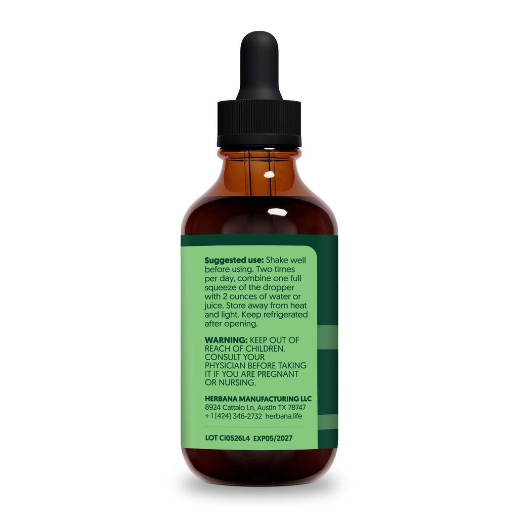 HERBANA MANUFACTURING Cilantro Leaf Liquid Extract Tincture - 4 FL OZ - image 7