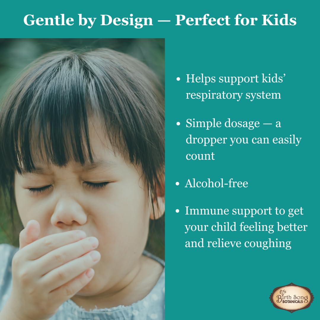 Birth Song Botanicals Children's Respiratory Support Tincture - 1 Fl Oz - image 3
