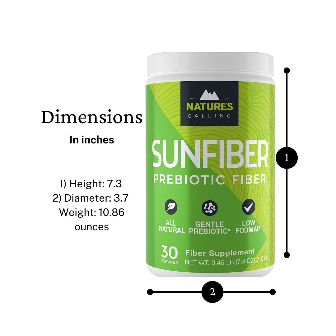 Nature's Calling Sunfiber Soluble Fiber Powder - 30 Servings - image 4