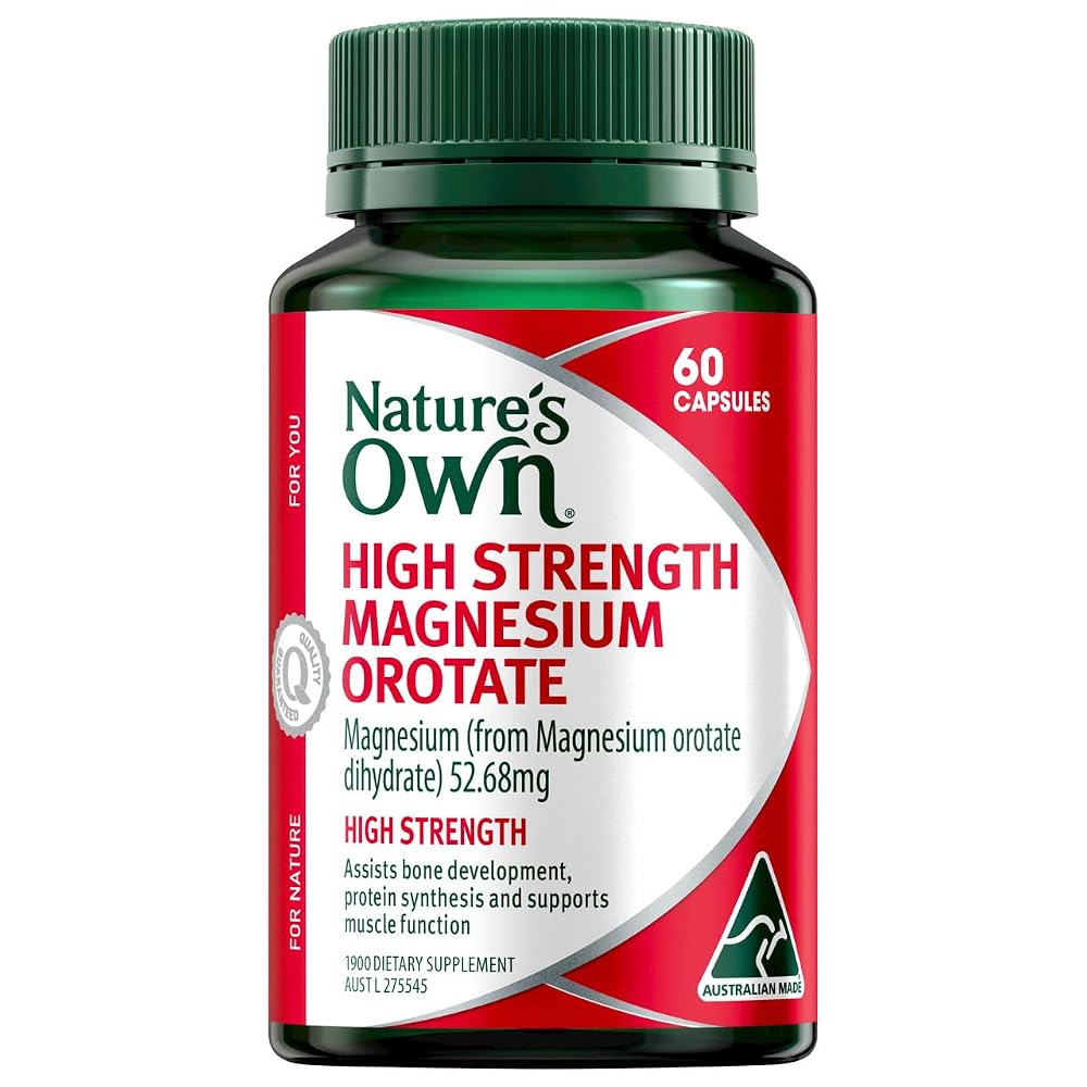 Nature's Own High Strength Magnesium Orotate 800mg - 60 Capsules