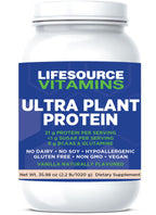 LifeSource Vitamins Plant Protein Vanilla - 2.2 lb