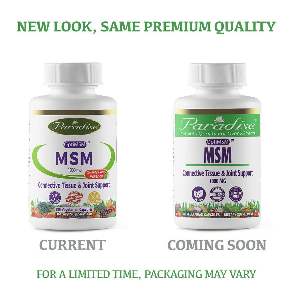 Paradise Herbs MSM Whole Body Support - 180 Capsules - image 2