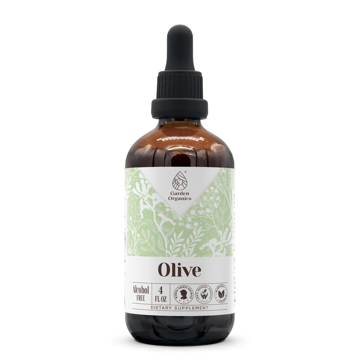 Garden Organics Olive Alcohol-Free Natural Tincture Extract