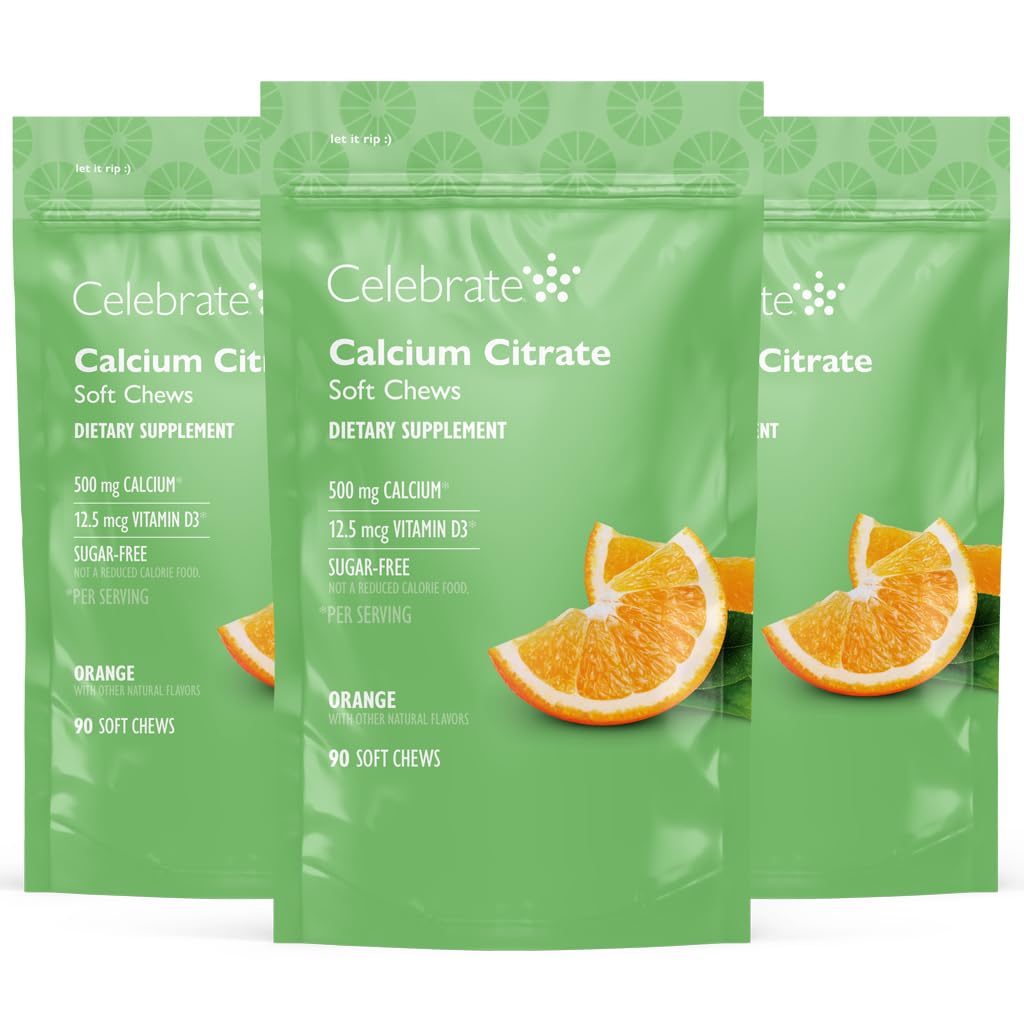 Celebrate Vitamins Bariatric 500mg Calcium Citrate Soft Chews