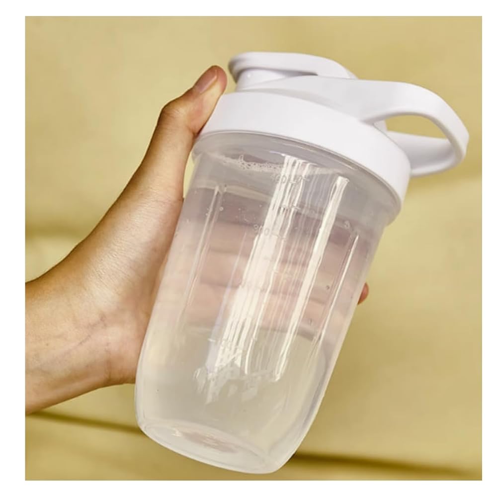 CHNLML Protein Shaker Bottle 400ML/16Oz w. Shaker Ball for Protein