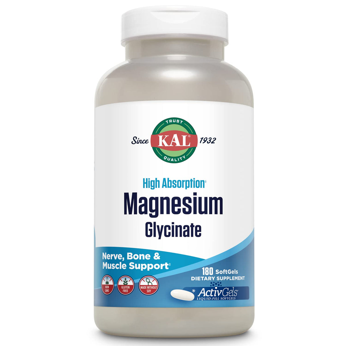 KAL Magnesium Glycinate ActivGels 315mg