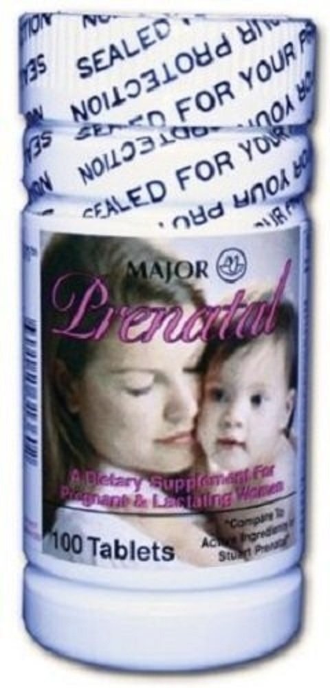 MAJOR Prenatal Tablets - 200 Tablets (2 Pack)