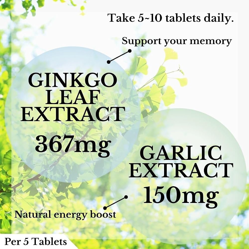 FINE JAPAN Ginkgo Biloba Leaf Extract Tablets - 400 Count - image 5