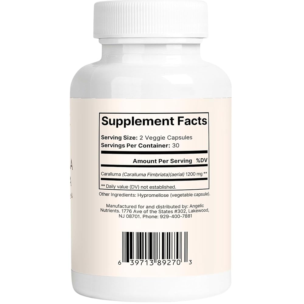 Angelic Nutrients Caralluma Fimbriata 1200mg - 60 Capsules - image 8