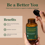 Global Healing Center Organic Multivitamin for Men & Women - 120 Capsules - image 4