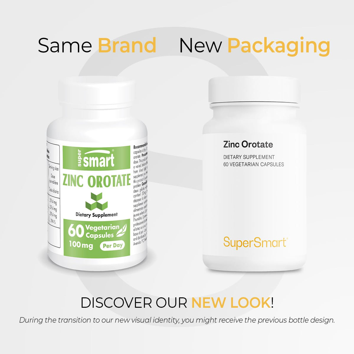 Supersmart Zinc Orotate 100mg - 60 Vegetarian Capsules - image 2