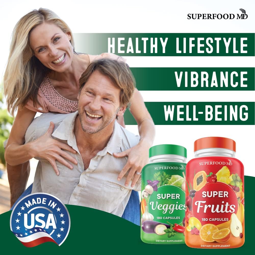 Superfood Fruit and Veggie Supplement - Fruit and Veggie Capsules