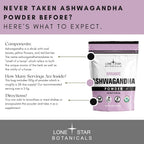 Lone Star Botanicals Pure Ashwagandha Extract Powder - 100g - image 5