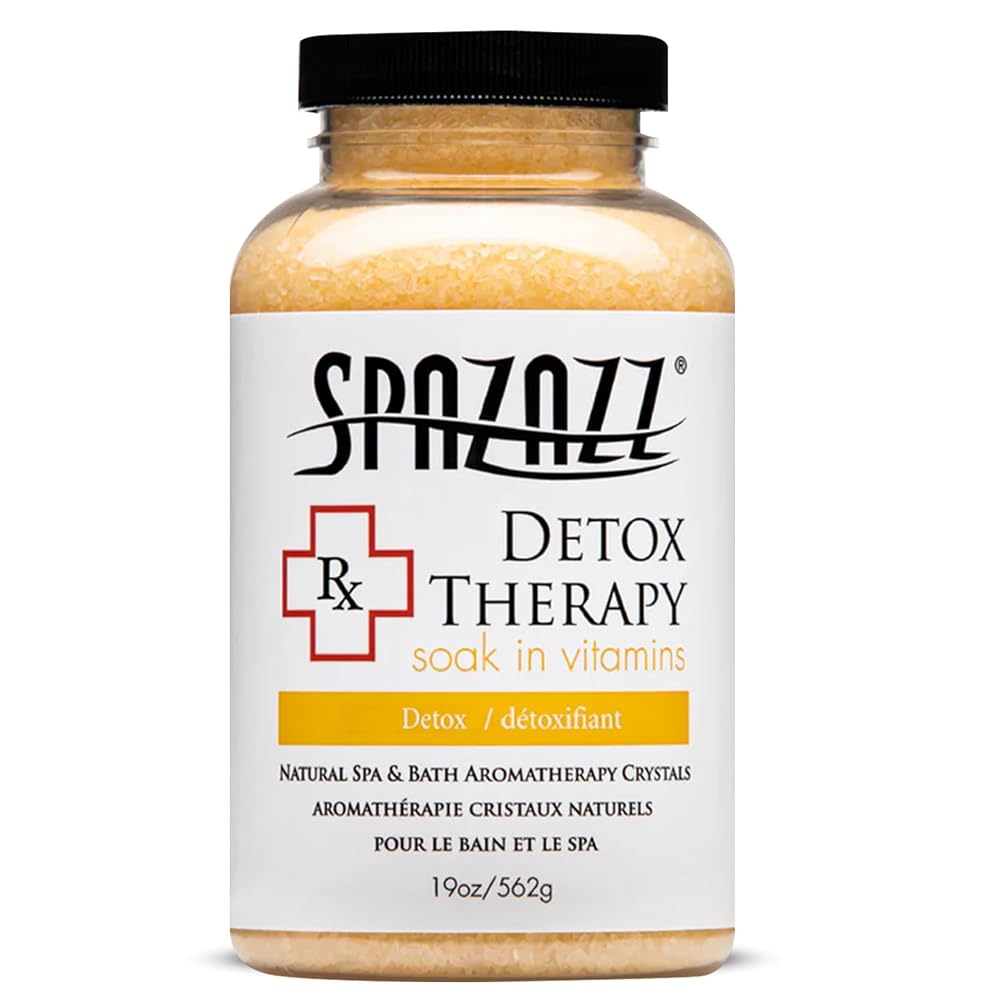Spazazz RX Detox Therapy Hot Tub & Spa Salts for Relaxation - 19 oz