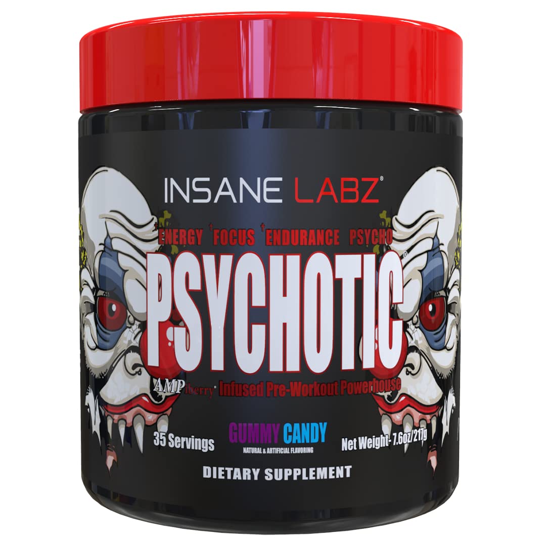 Psychotic, Insane Veinz, Pre Workout Stack Fruit Punch