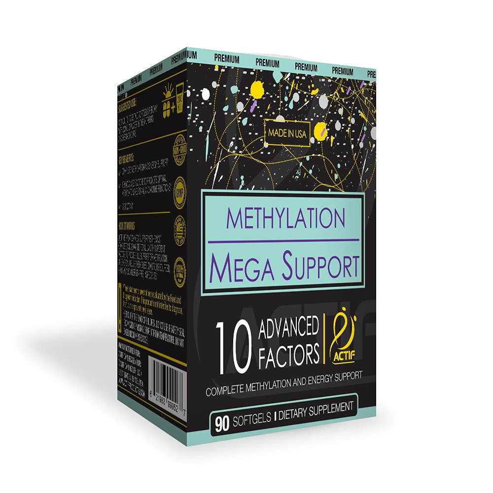 ACTIF Methylation Mega Support with 10 Factors - 90 Capsules - image 4