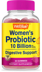 WellYeah Probiotics for Women Gummies 10 Billion CFU - 60 Gummies