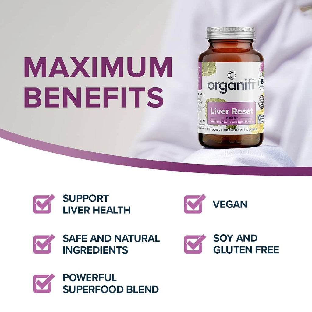 Organifi Liver Reset Capsules for Liver Support - 30 Capsules - image 4