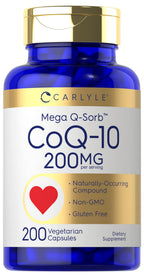 Carlyle CoQ10 200mg Mega Q-Sorb - 200 Capsules