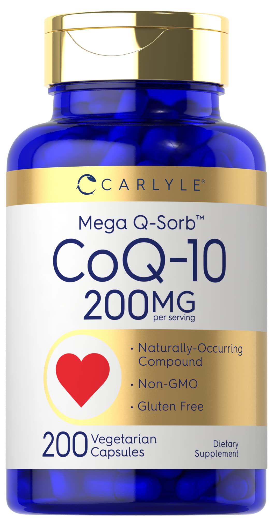 Carlyle CoQ10 200mg Mega Q-Sorb - 200 Capsules