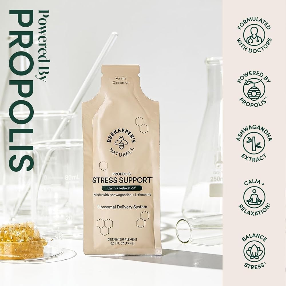 Beekeeper's Naturals Propolis Stress Support Liposomal