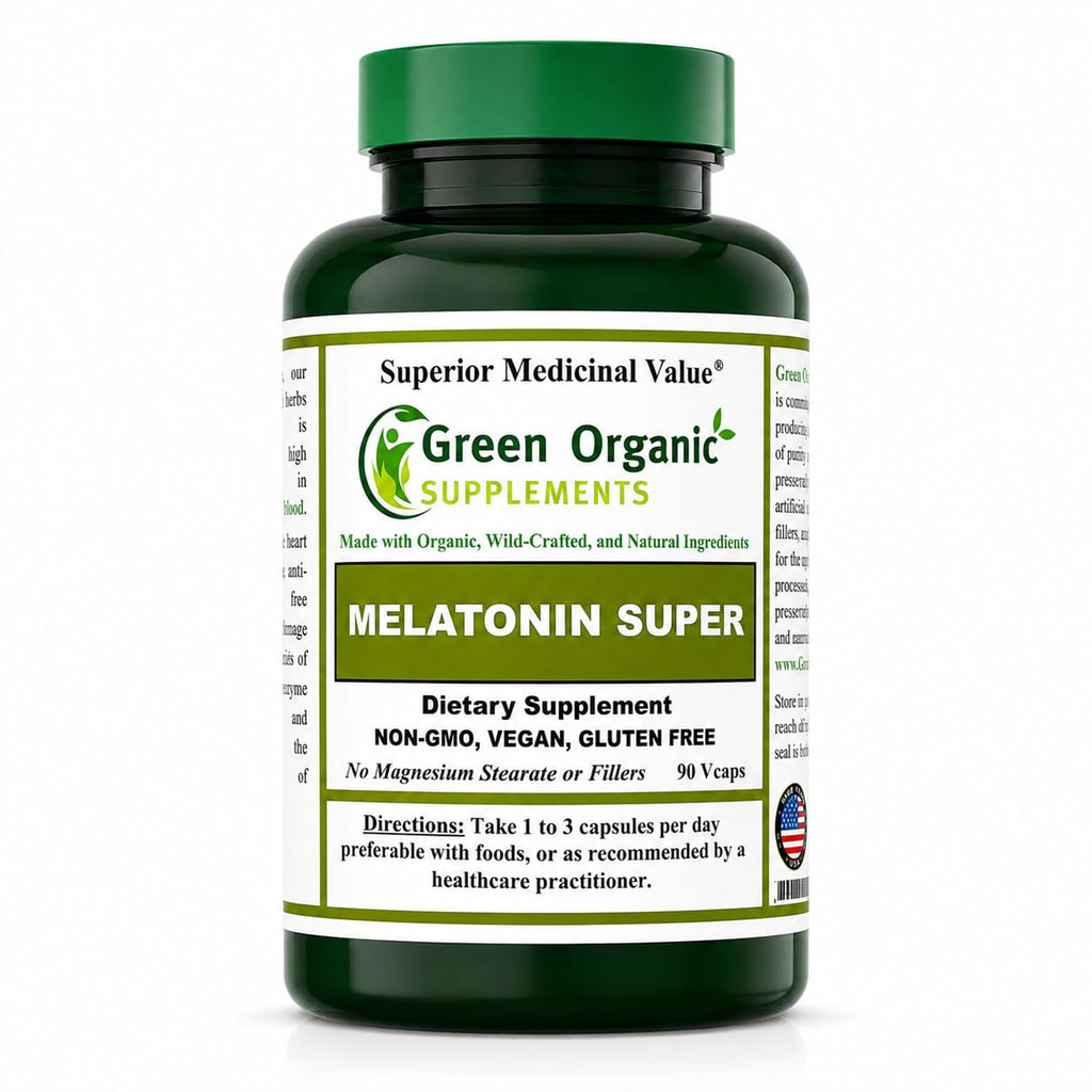 Green Organic Supplements Melatonin Sleep Support - 90 Tablets