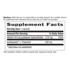 Country Life L-Theanine 200 mg with Vitamin B6 - 60 Capsules - image 3