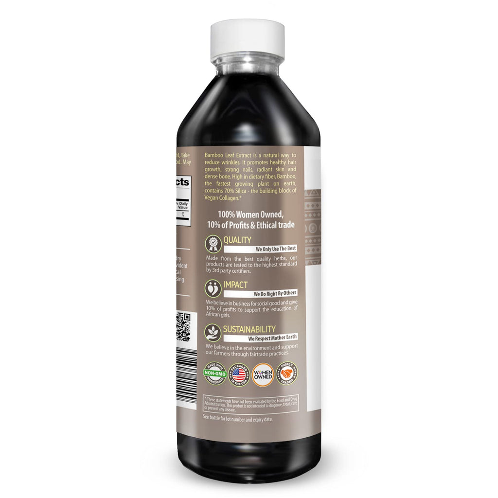 Herbal Goodness Bamboo Leaf Extract Organic Silica Supplement - 12 fl oz - image 3